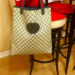 BEAUTIFUL VINTAGE GUCCI TOTE